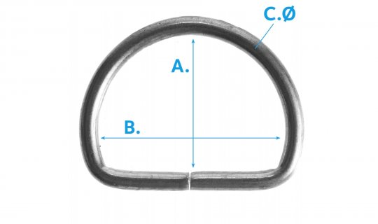 D-Ring-Open-G75-Nickel