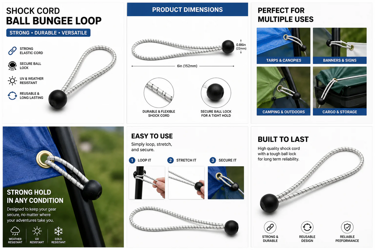 Shock Cord & Bungee Fittings