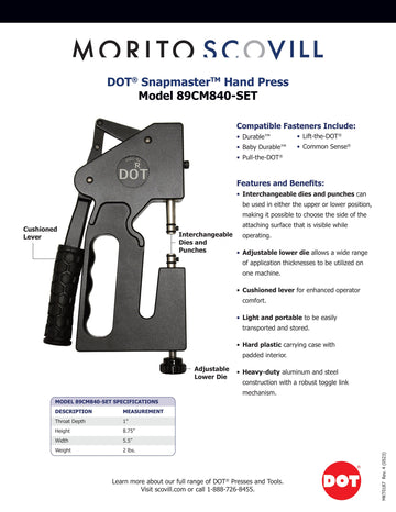 Setting Tools for Lift-the-DOT® Fasteners