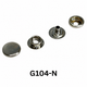 Press Studs with Decorative Cap – 13mm & 15mm | Nickel, Brass, Black Enamel, Gunmetal & Bronze