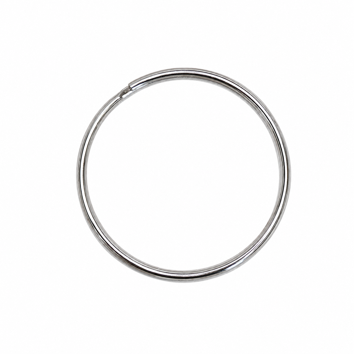 Steel Split Key Ring – Nickel Plated & Electro Brass