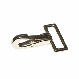 Flat Spring Snap Hook | Lobster Snap Hook | Nickel Plated Steel | 25mm