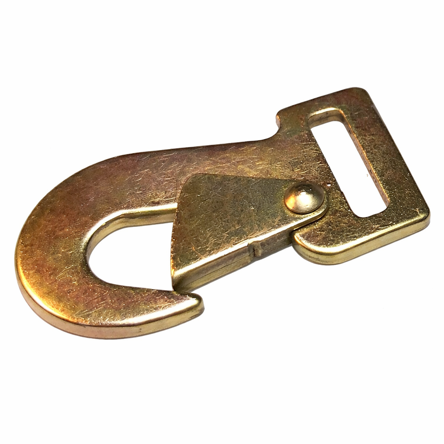 Flat Spring Snap Hook | 2,500kg WLL | Zinc Passivated Steel | 110mm
