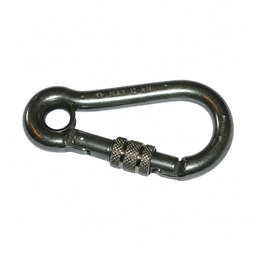 Carabiner Hook with Enclosed Eye & Screw Gate - Tested - Anti-Snagging