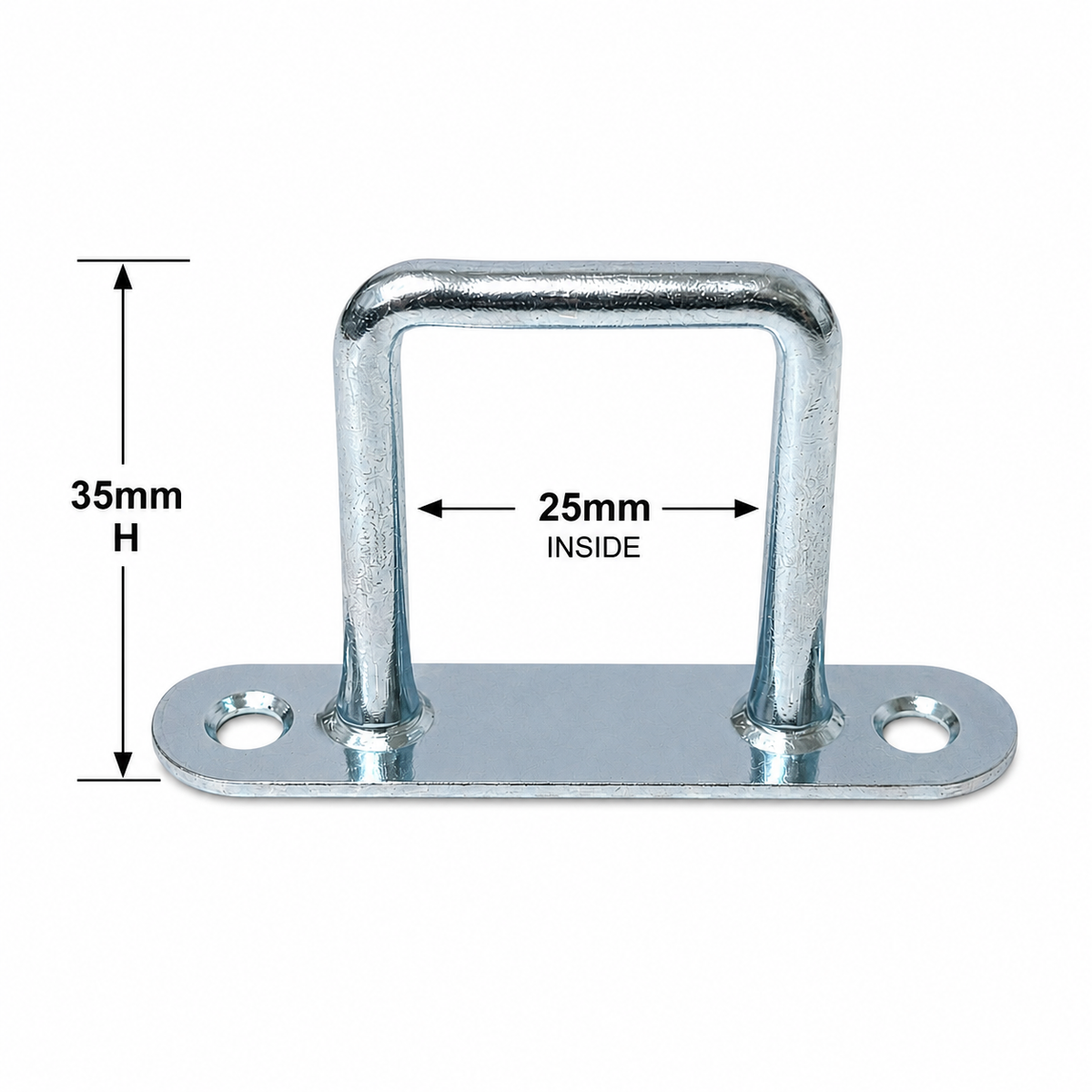 Side Curtain Staple – Bright Zinc Plated Steel