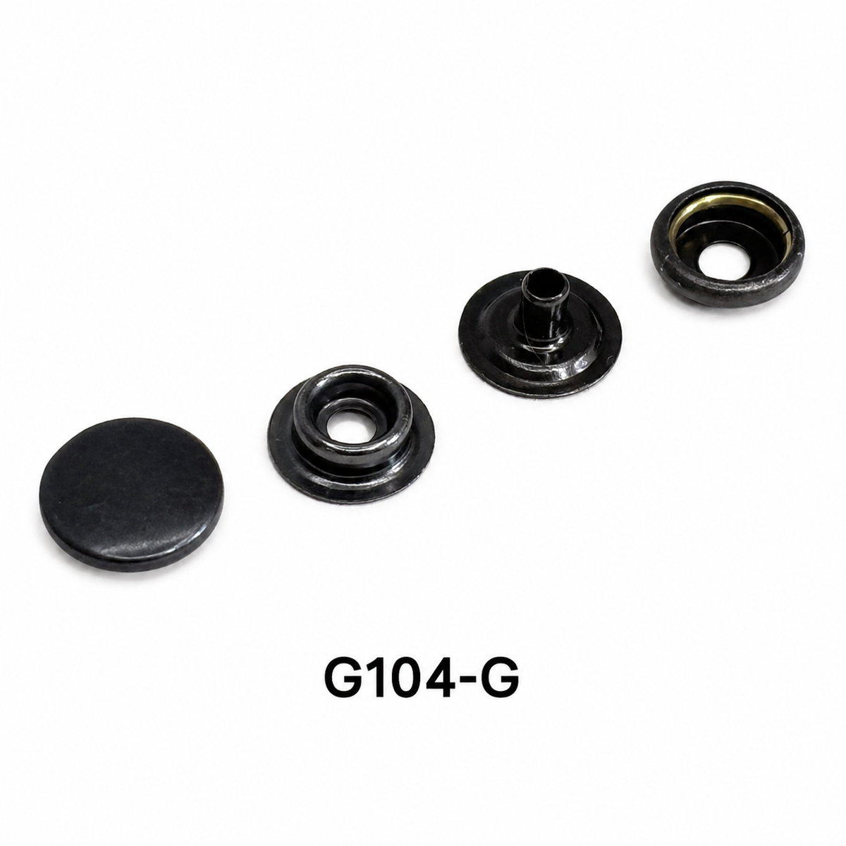 Press Studs with Decorative Cap – 13mm & 15mm | Nickel, Brass, Black Enamel, Gunmetal & Bronze
