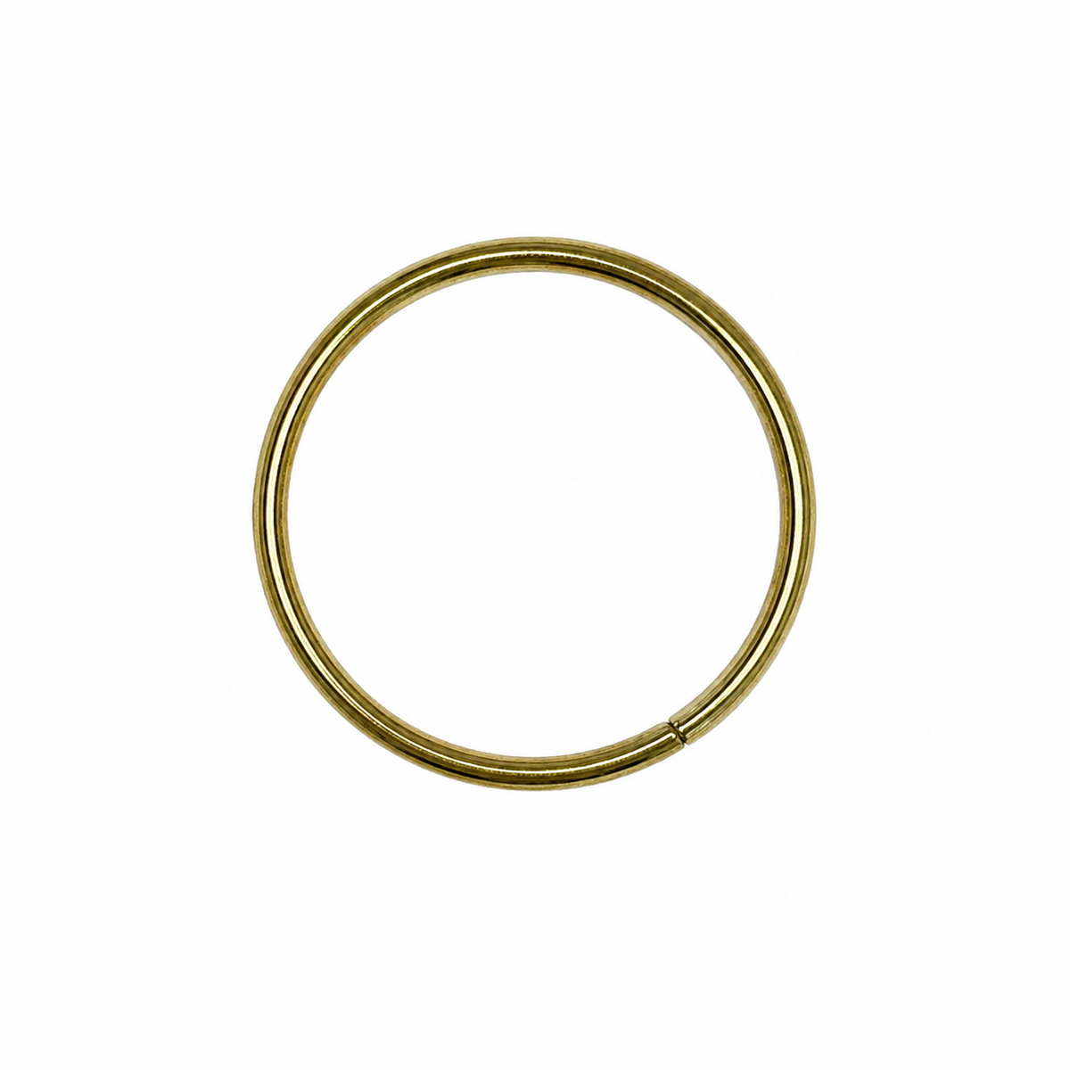 Steel Split Key Ring – Nickel Plated & Electro Brass
