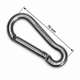 Carabiner Hook with Keylock - Anti-Snagging - Stainless Steel - Tested