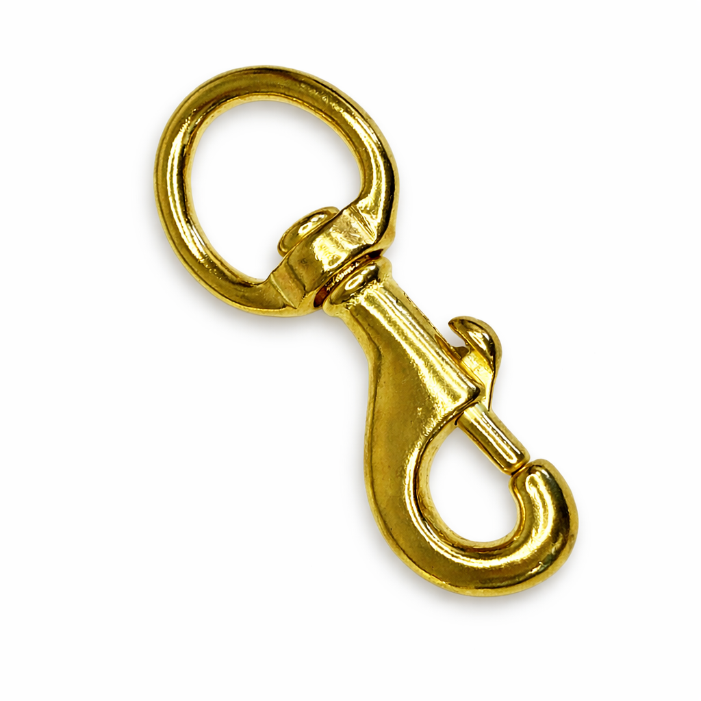 Brass Trigger Hook with Round Swivel Eye
