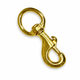 Brass Trigger Hook with Round Swivel Eye