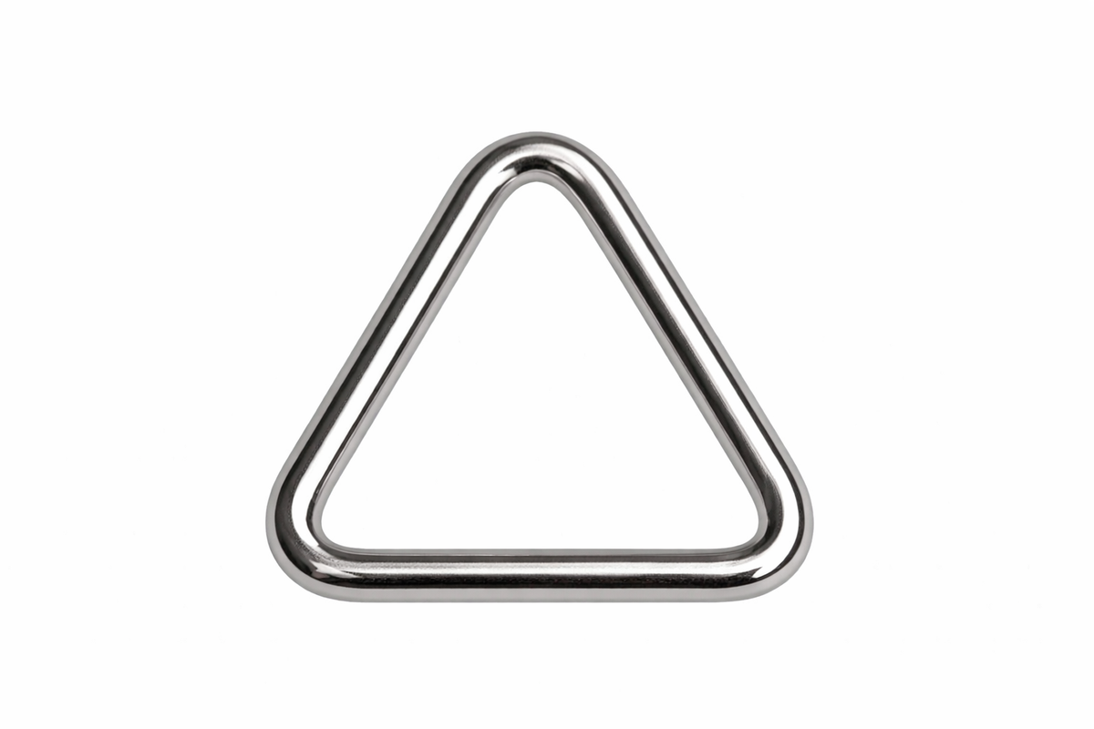 Stainless Steel Triangle Ring 50mm - AISI 304 - 6mm Wire