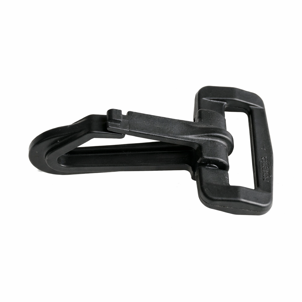 Snap Hook & Retainer | Black Acetal | 25mm & 38mm