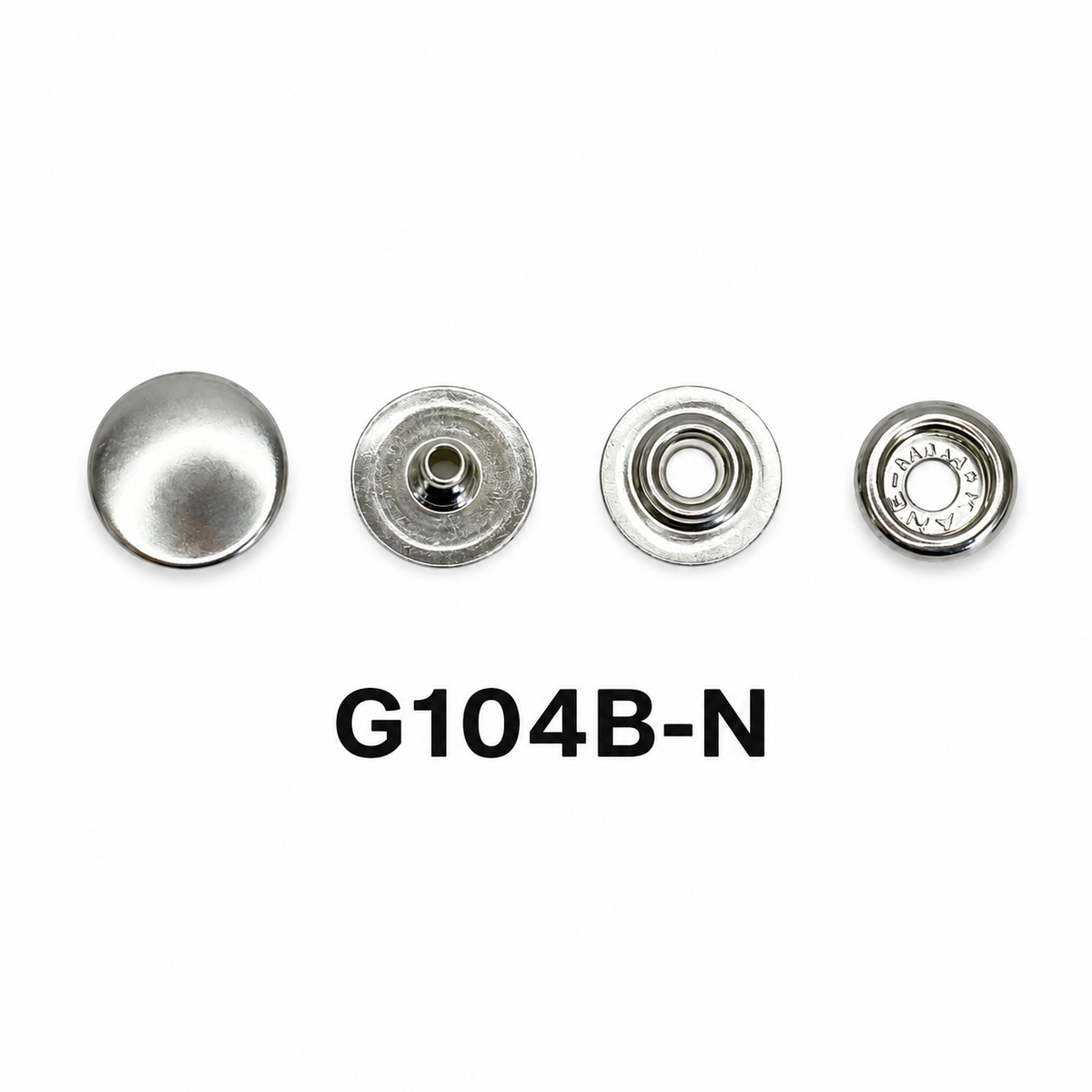 Press Studs with Decorative Cap – 13mm & 15mm | Nickel, Brass, Black Enamel, Gunmetal & Bronze