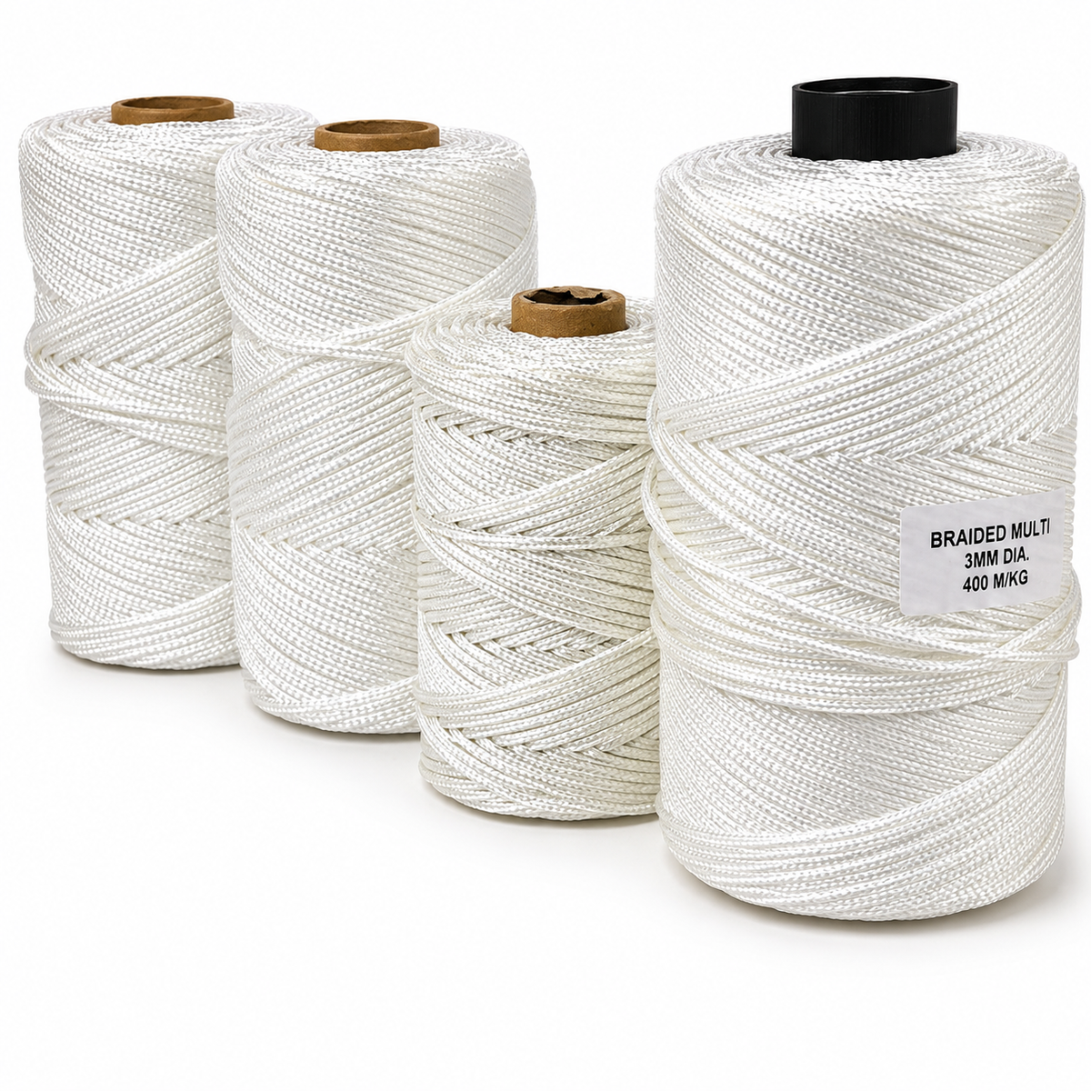White Braided Flag Cord – Polyamide