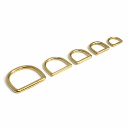 Solid Brass D Ring | 5 Sizes | 13mm–32mm