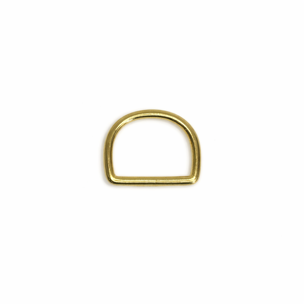Solid Brass D Ring | 5 Sizes | 13mm–32mm