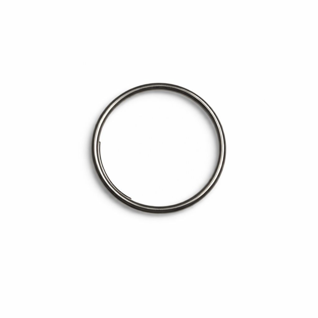 Split Key Ring – Steel | Multiple Sizes | 19mm to 63mm