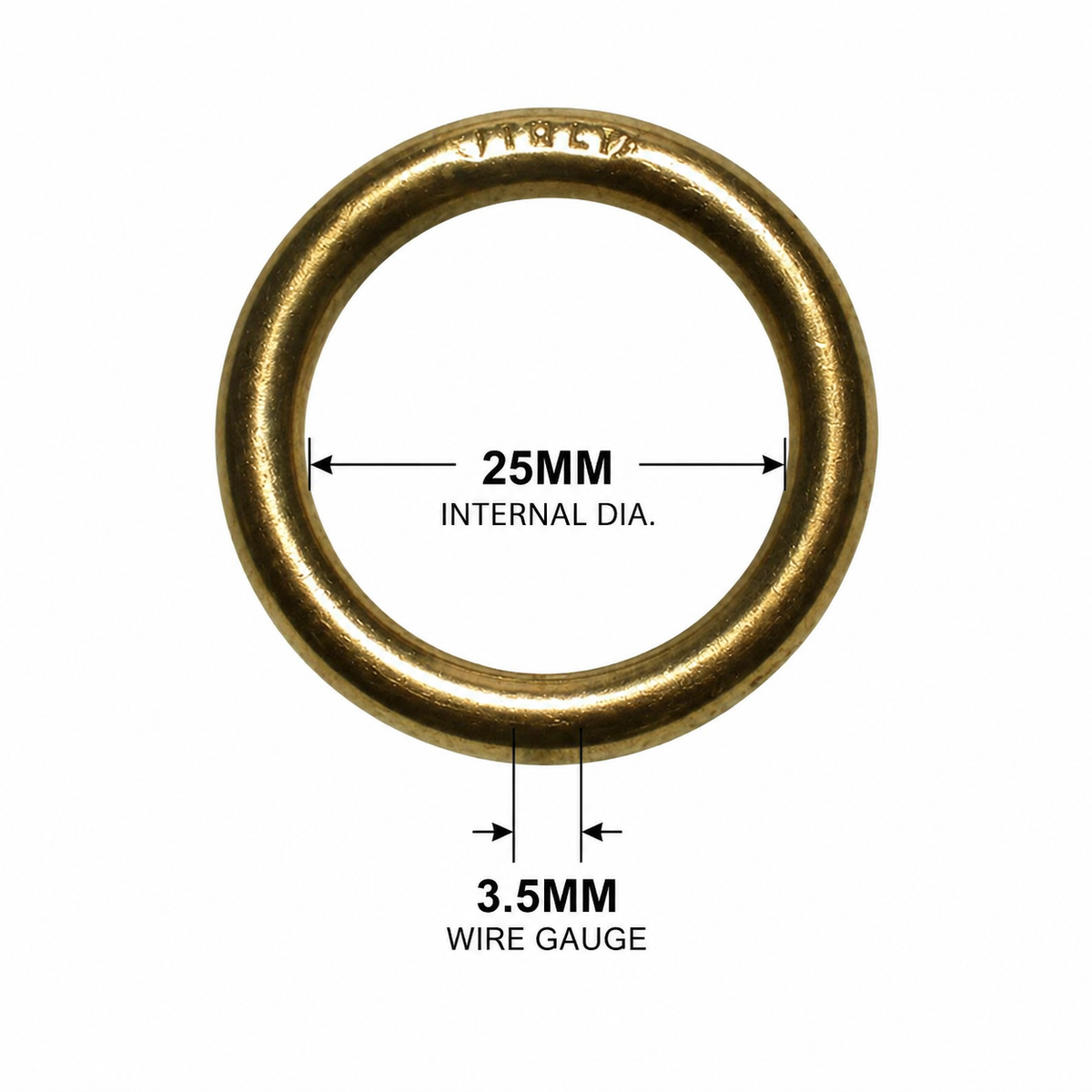 Bronze 'O' Ring 25/3.5mm