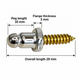 Lift-the-DOT® Fastener Studs – Multiple Fixing Types & Materials