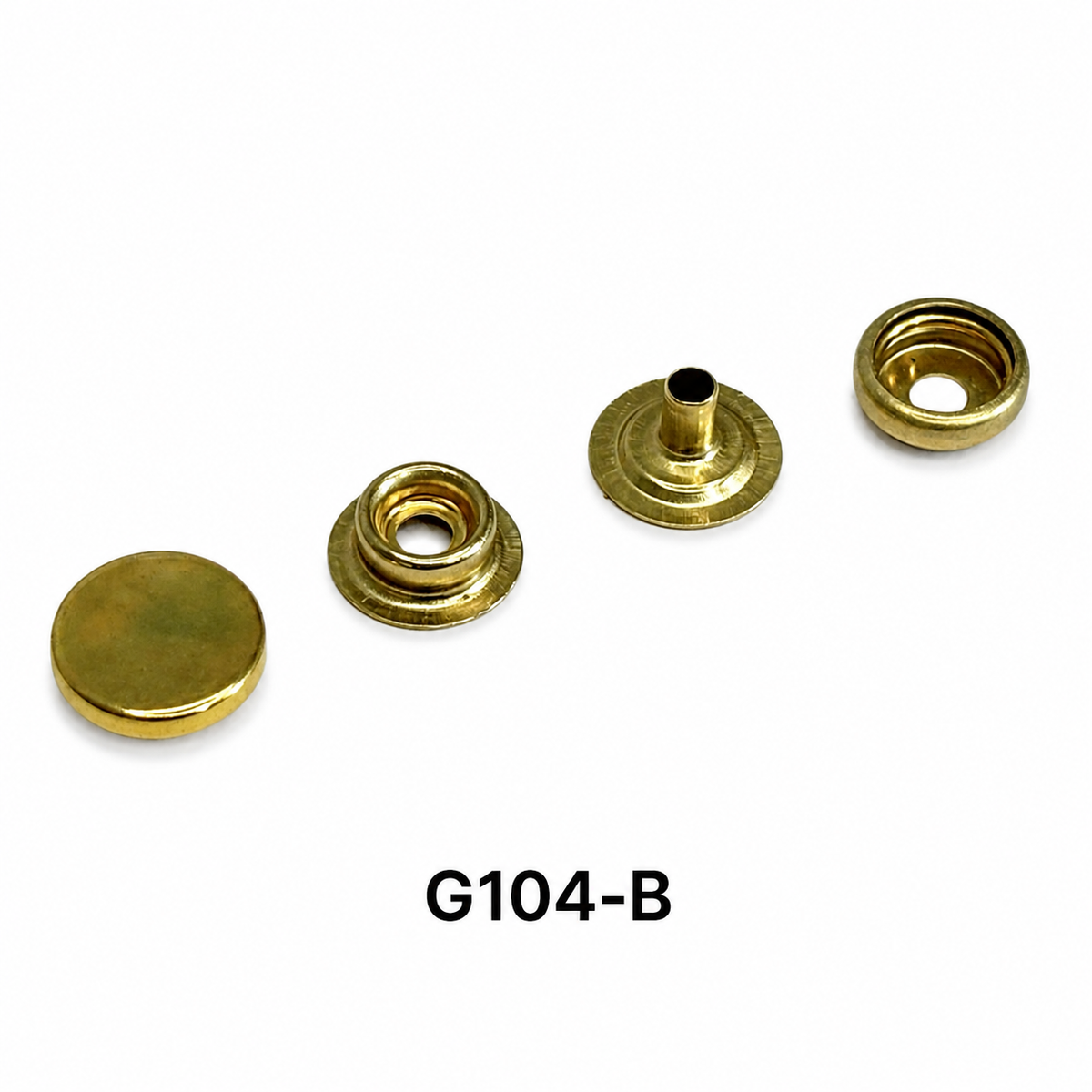 Press Studs with Decorative Cap – 13mm & 15mm | Nickel, Brass, Black Enamel, Gunmetal & Bronze