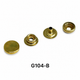 Press Studs with Decorative Cap – 13mm & 15mm | Nickel, Brass, Black Enamel, Gunmetal & Bronze