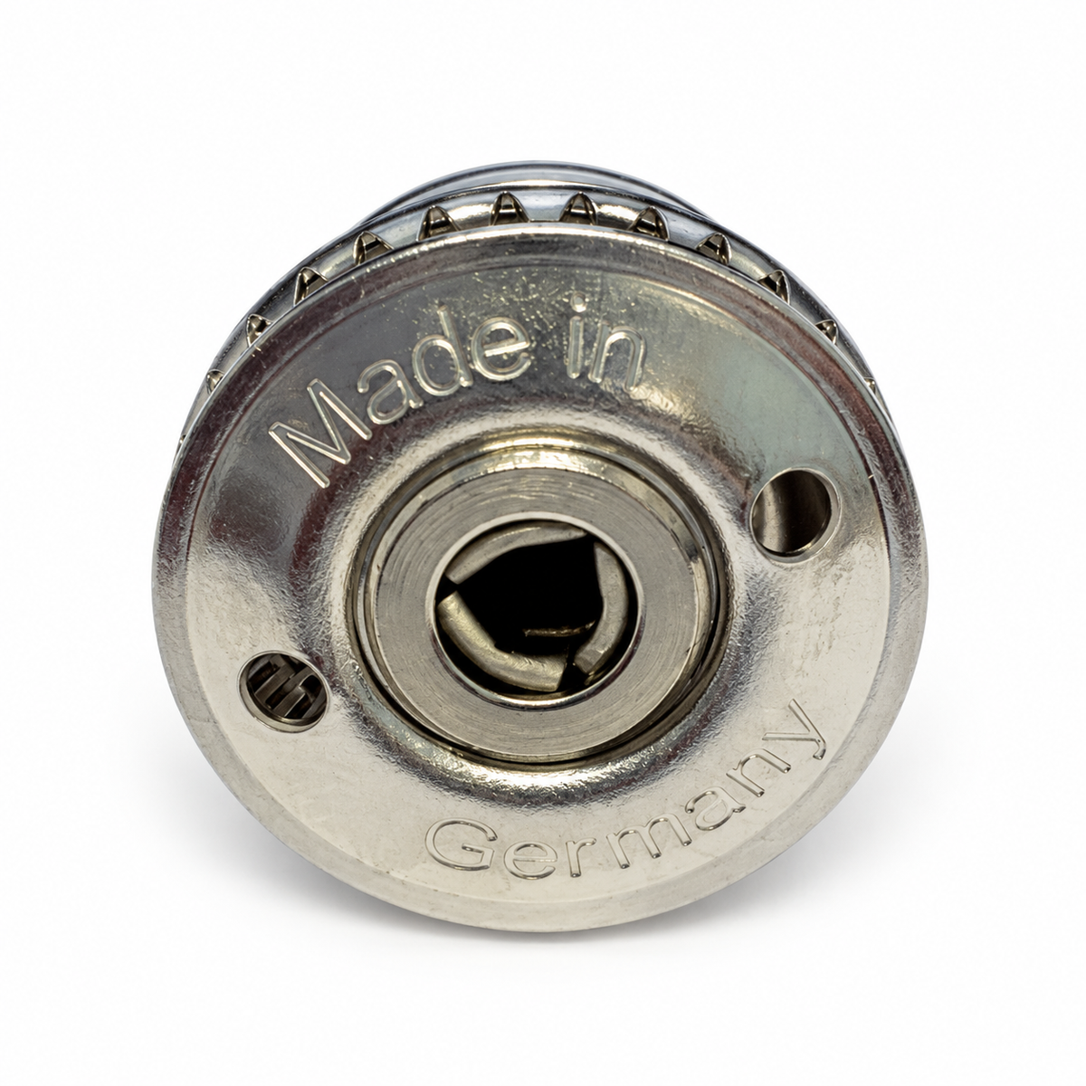 LOXX® Wide Head Hybrid Button – Stainless Steel with Nickel-Plated Brass Thread – LOX06SB