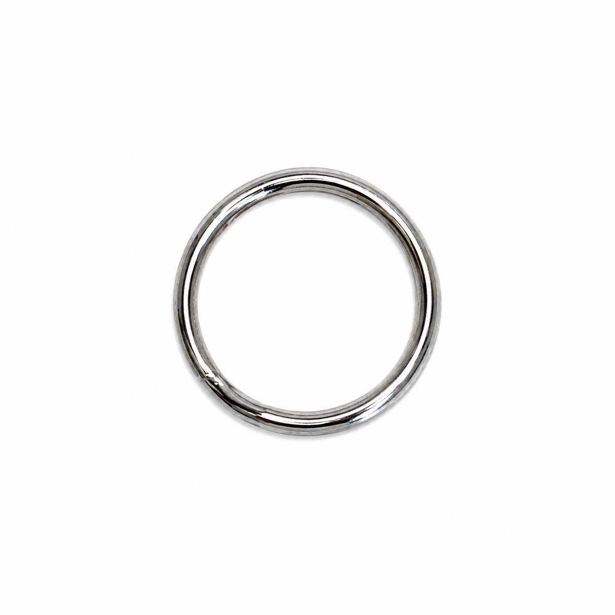 Steel Split Key Ring – Nickel Plated & Electro Brass