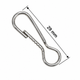 Snap Hook - Nickel Plated Steel (22mm, 29mm, 38mm, 50mm)
