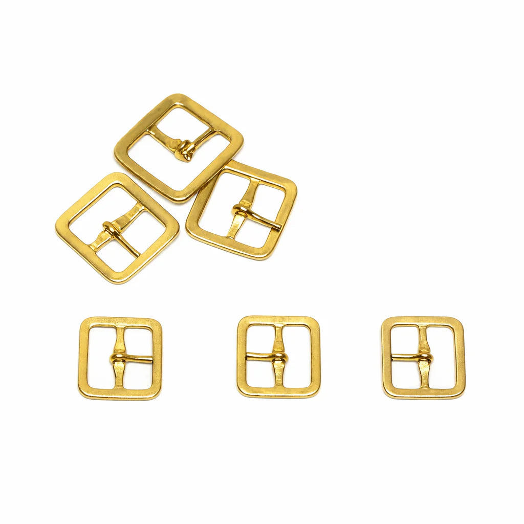 Sandal Buckle | 13mm–25mm | Electro Brass & Nickel Plated