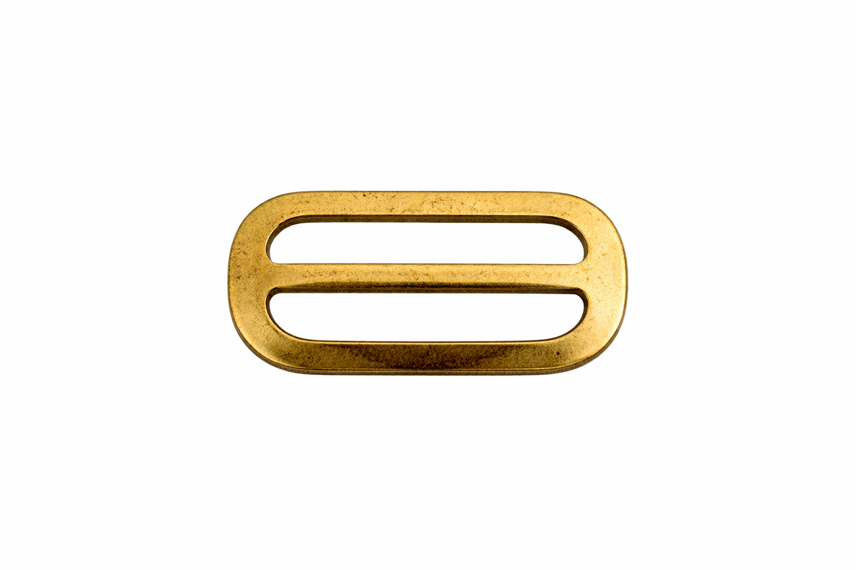 Electro Brassed Strap & Belt Slide – 25mm, 38mm & 50mm
