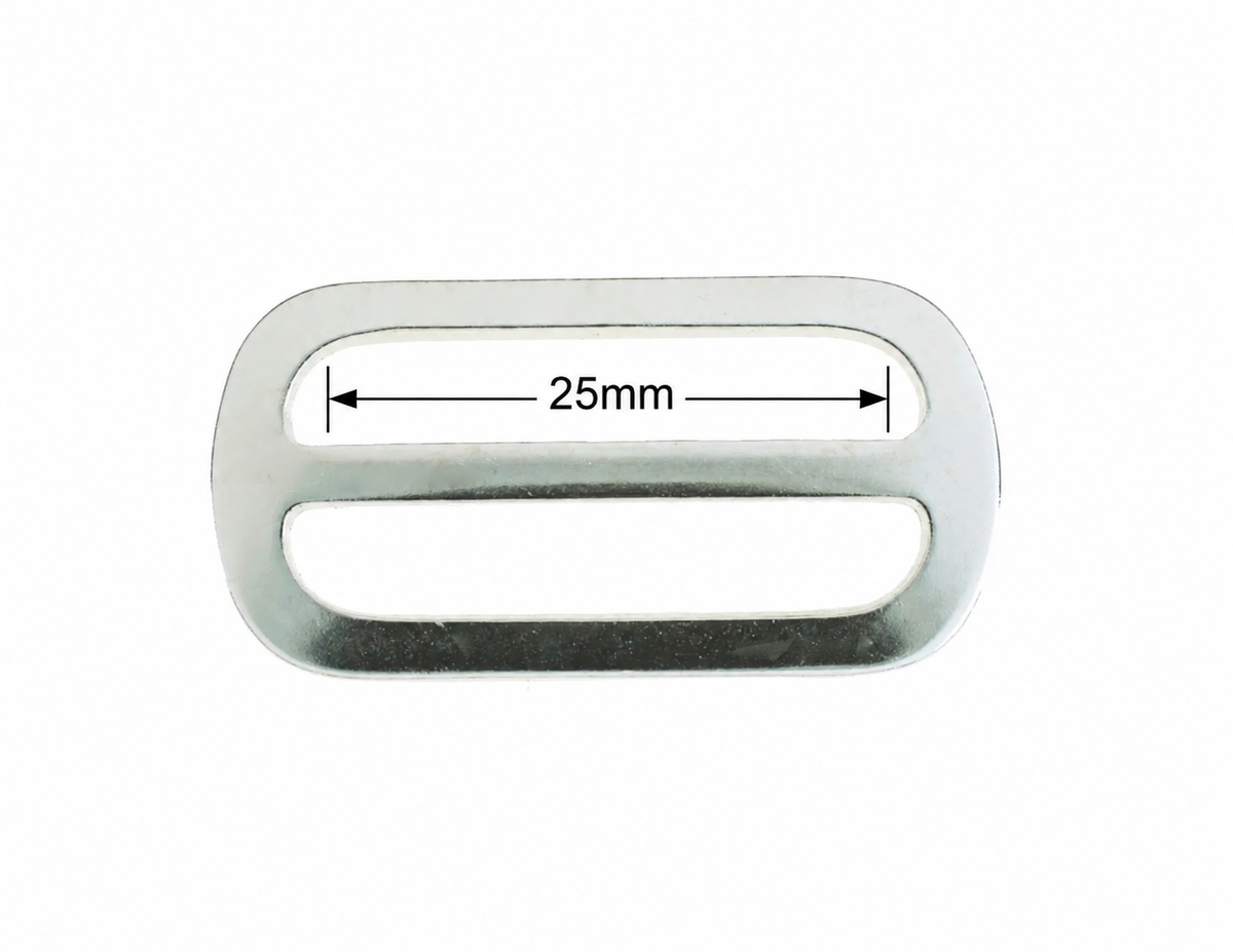 Nickel Plated Strap & Belt Slide – 25mm, 38mm & 50mm