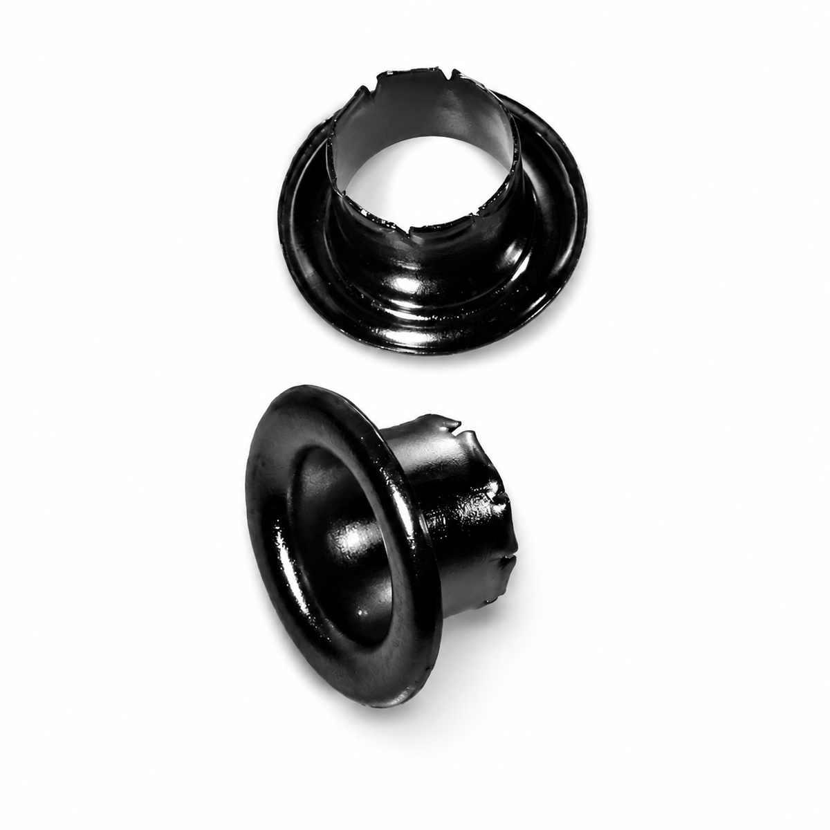 Steel Split Form Eyelet – Brass, Nickel & Black (4 5 7mm)
