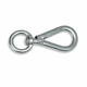 Spring eHook with Swivel Eye – Bright Zinc Plated Steel | 6 Sizes