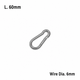 Carabiner Hook - Zinc Plated Steel - Multiple Sizes