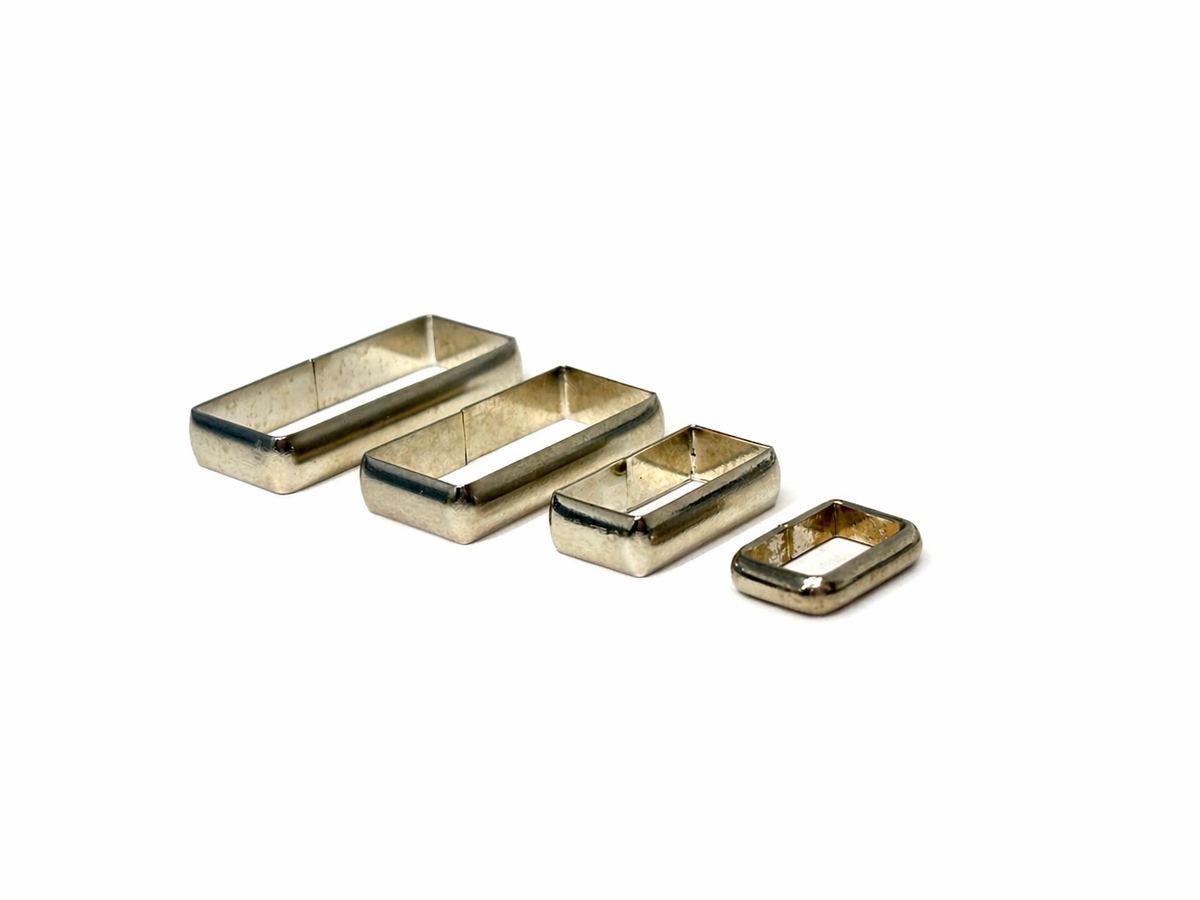 Dog Collar Belt Loop | 13mm–32mm | Electro Brass & Nickel Plated