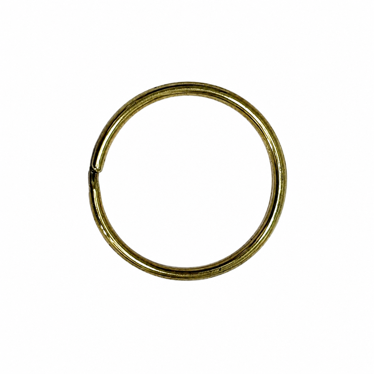 Steel Split Key Ring – Nickel Plated & Electro Brass