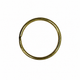 Steel Split Key Ring – Nickel Plated & Electro Brass