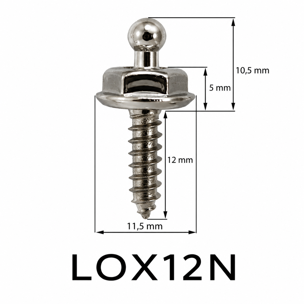 LOXX® Peg Woodscrew LOX12N – Quick Release Fastener