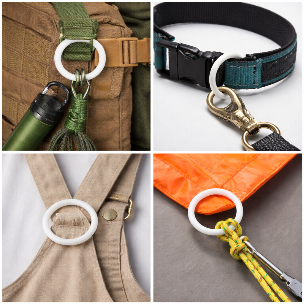 Polyamide Ring 50mm | 5mm | Lightweight Plastic O Ring | Straps & Webbing