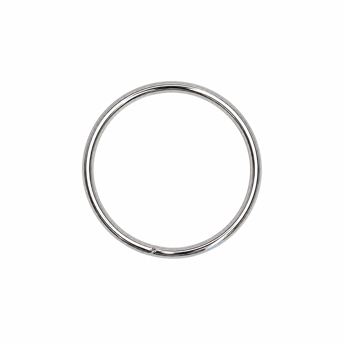 Steel Split Key Ring – Nickel Plated & Electro Brass