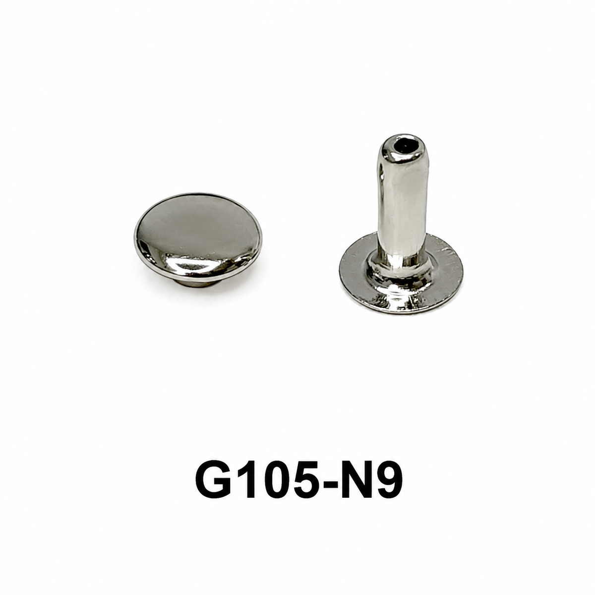 Single Domed Rivets – Brass, Nickel & Black | 5 Sizes