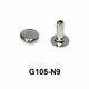 Single Domed Rivets – Brass, Nickel & Black | 5 Sizes