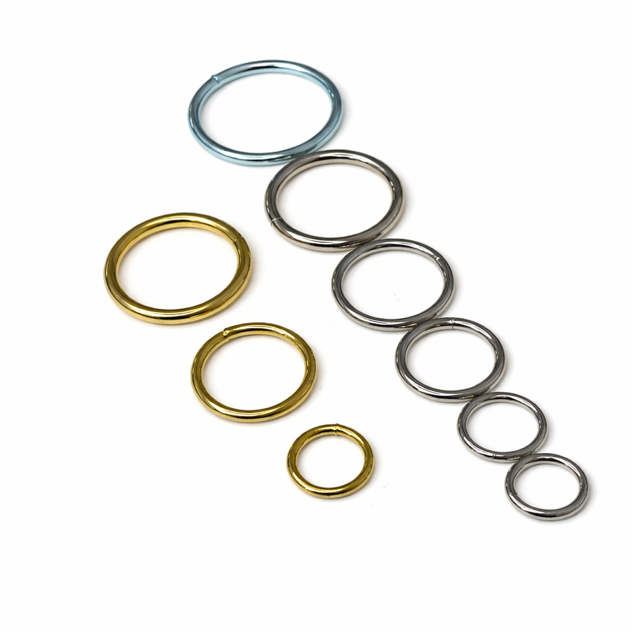 Welded Steel 'O' Ring - Multiple Sizes & Finishes
