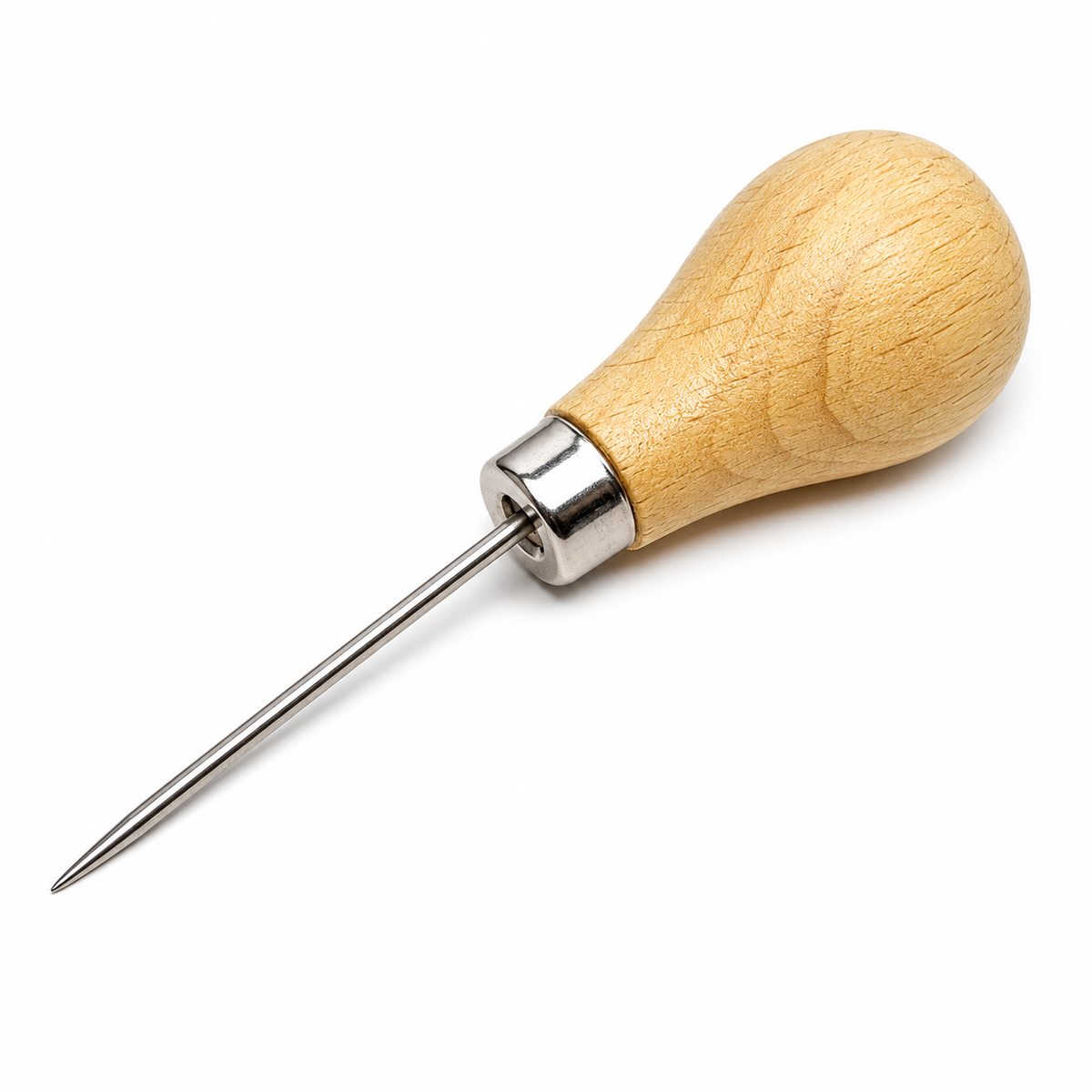 Point Awl | Wooden Handle | Sailmaking & Leathercraft Piercing Tool