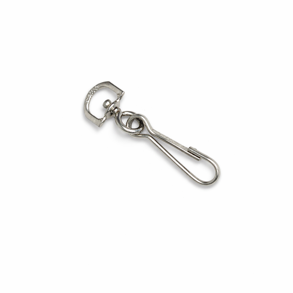 Pet & Dog Lead Swivel Snap Hook | Nickel Plated Steel | Made in England