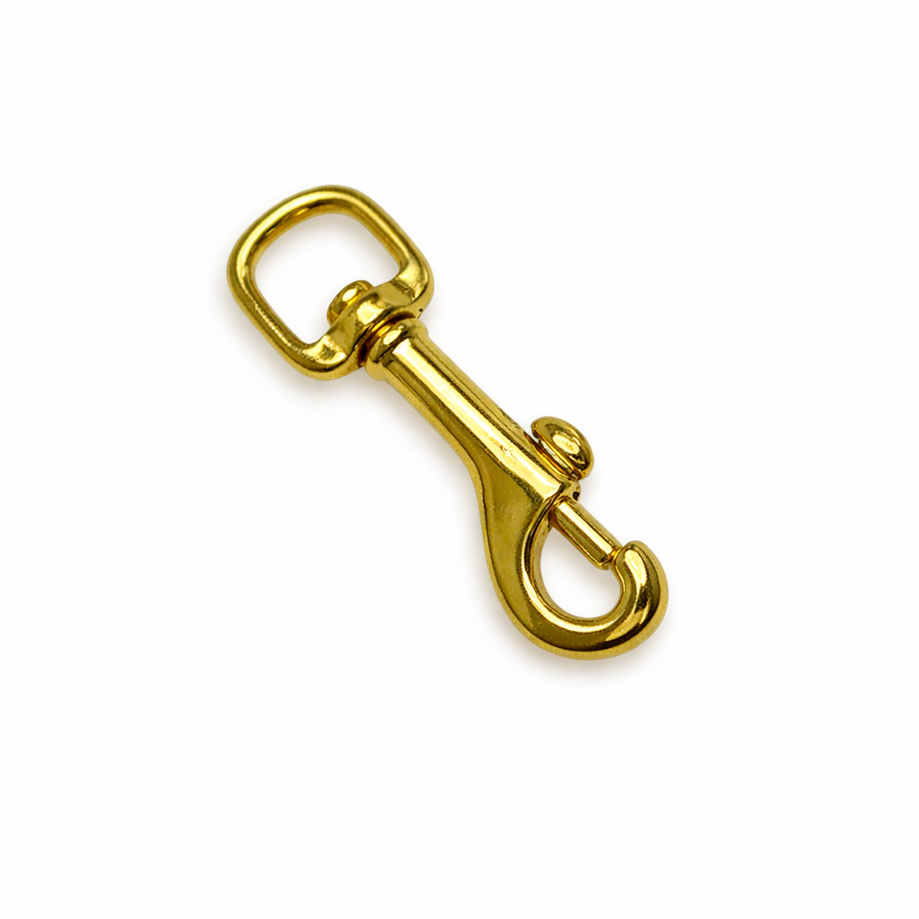 Brass Trigger Hook with Round Swivel Eye