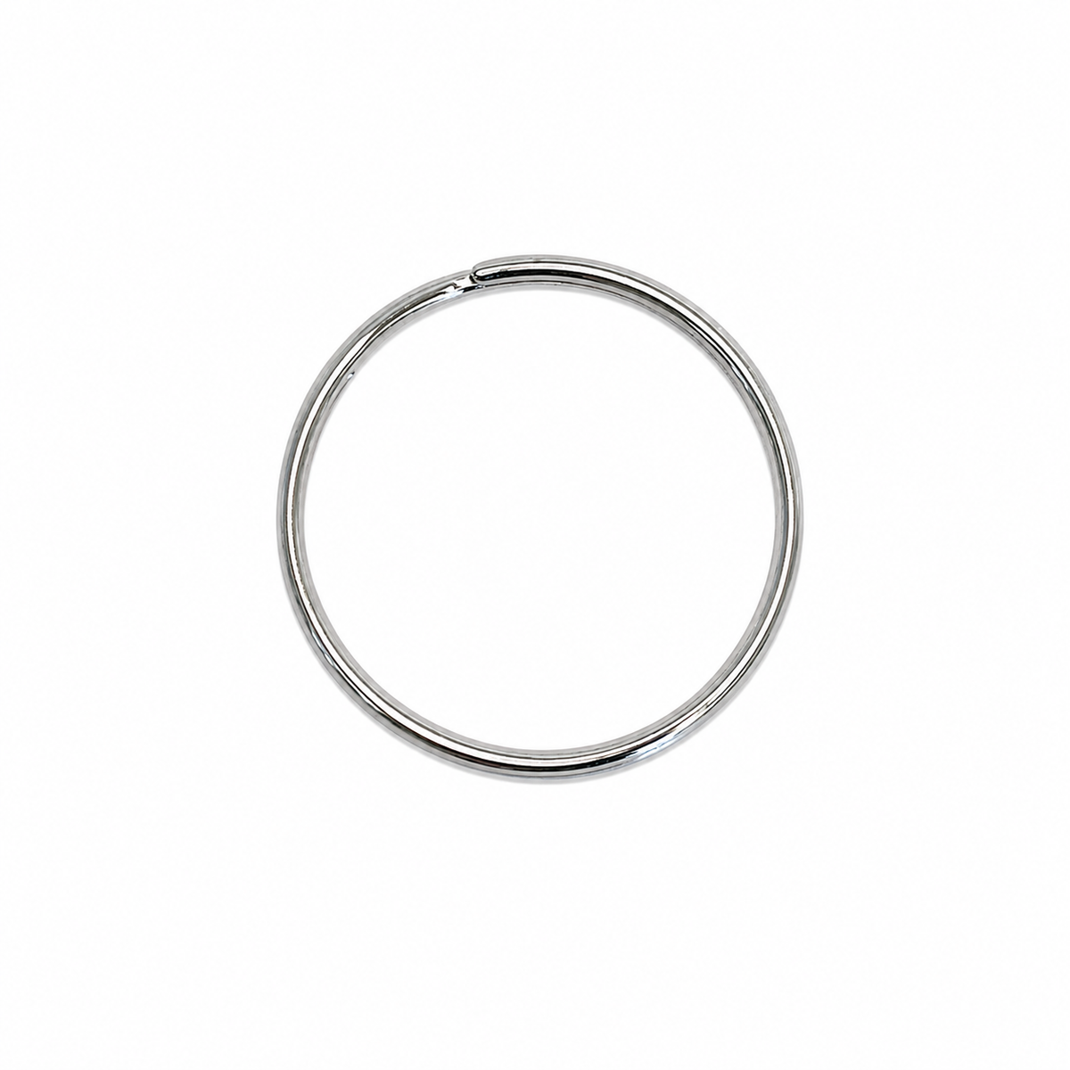 Steel Split Key Ring – Nickel Plated & Electro Brass