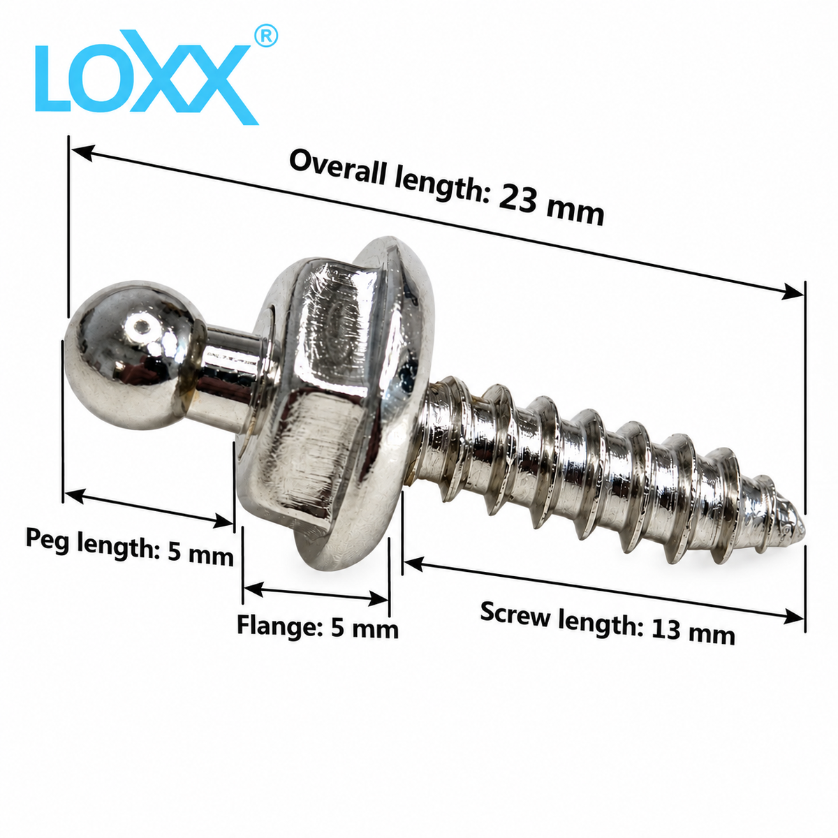 LOXX® Peg Woodscrew LOX12N – Quick Release Fastener