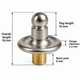 Lift-the-DOT® Fastener Studs – Multiple Fixing Types & Materials
