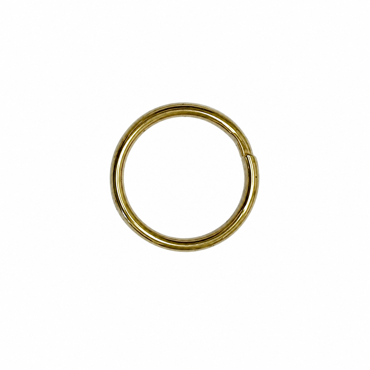 Steel Split Key Ring – Nickel Plated & Electro Brass